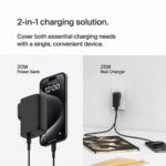 Custom Belkin Hybrid Wall Charger 25W + Power Bank 5K - 7