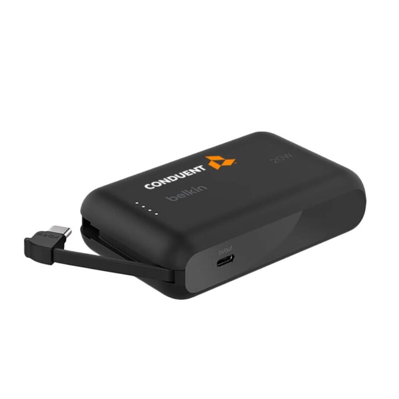 Custom Belkin Power Bank 10K with Integrated Cable - 2