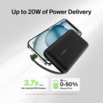 Custom Belkin Power Bank 10K with Integrated Cable - 5